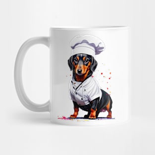 Chef Wiener: The Gourmet Dachshund Mug